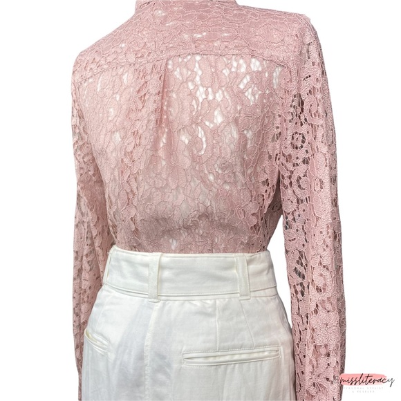 Zara Women’s White Cotton Linen Belted Pleated Midi Skirt with Pockets + Slit S - Picture 12 of 13